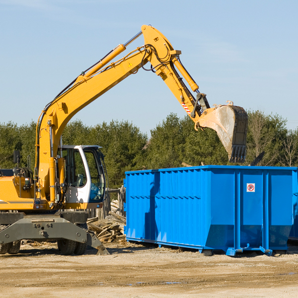 how many times can i have a residential dumpster rental emptied in Hillsboro KS